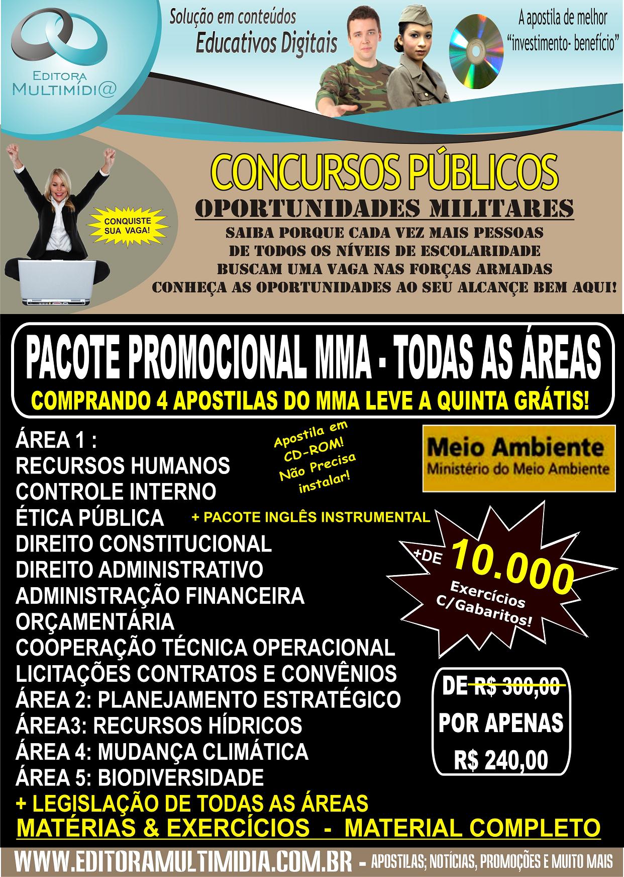PACOTE PROMOCIONAL MMA PACOTE PROMOCIONAL MMA - COMPRE QUATRO LEVE A QUINTA GRÁTIS