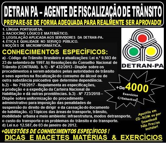 Apostila Detran Ma Analista De Transito Apostila Detran Pa Agente De Fiscalizacao De Transito Teoria