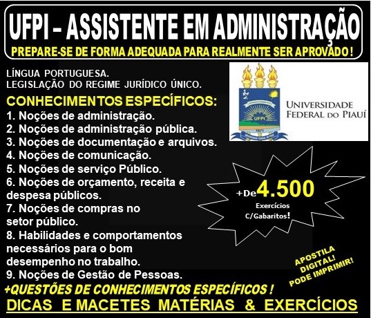 Apostila Concurso Seduc Am 2014 Gratis Pdf Apostila Ufpi Assistente Em Administracao Teoria 4 500
